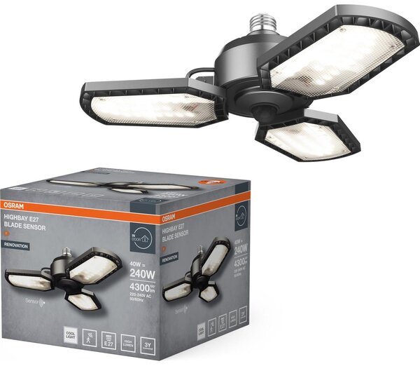LED Žárovka se senzorem HIGHBAY E27/40W/230V 4000K - Osram