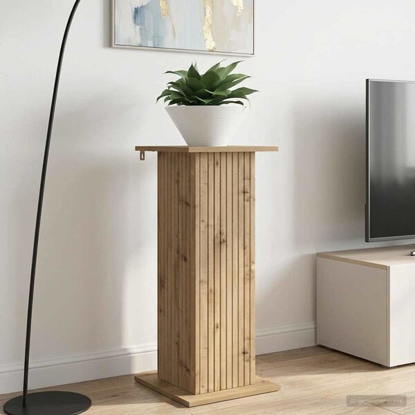 Stojan na rostliny Dub artisan 30,5 x 30 x 80,5 cm