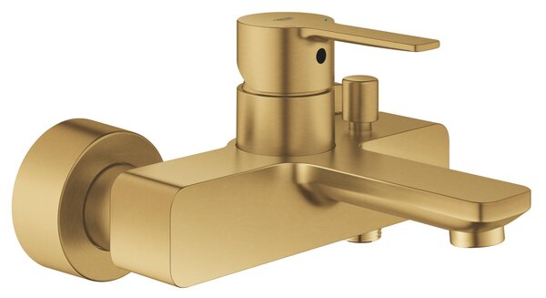Grohe Lineare vanová baterie na stěnu s termostatem Brushed Cool Sunrise 33849GN1