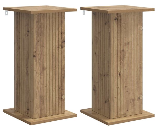 Stojan na rostliny 2 ks Dub artisan 30,5 x 30 x 60,5 cm