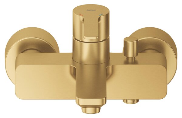 Grohe Lineare vanová baterie na stěnu s termostatem Brushed Cool Sunrise 33849GN1
