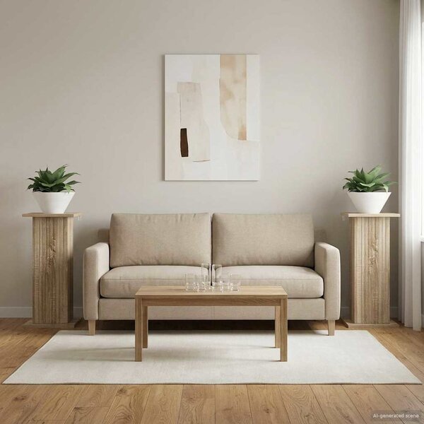 Stojan na rostliny 2 pcs Dub sonoma 30,5 x 30 x 60,5 cm