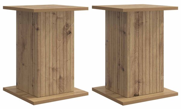 Stojan na rostliny 2 ks Dub artisan 30,5 x 30 x 43 cm