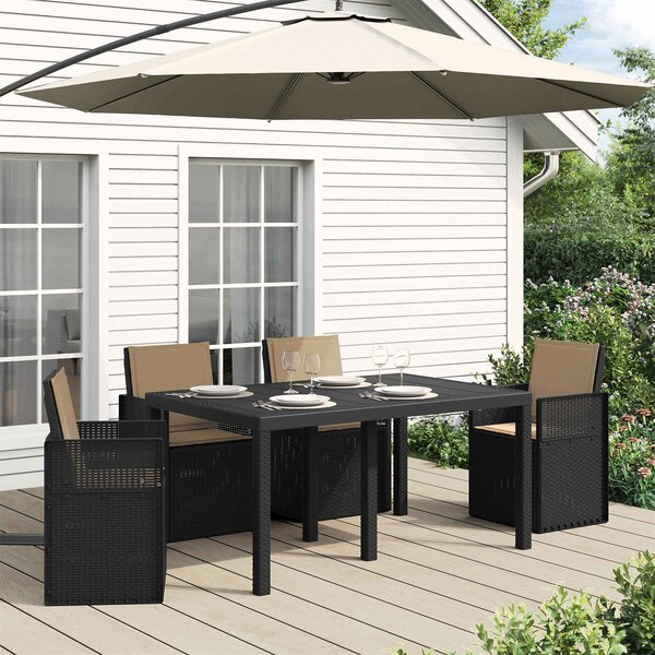 Sedáky a zadní polštáře 4 pcs Taupe 47 x 45 x 2 cm Polyester