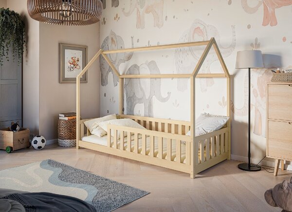 Lano Furniture Dětská postel ve tvaru domku Hano borovice Rozměr (cm): 80x180