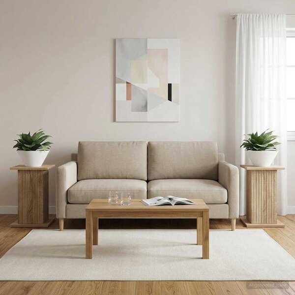 Stojan na rostliny 2 pcs Dub sonoma 30,5 x 30 x 43 cm