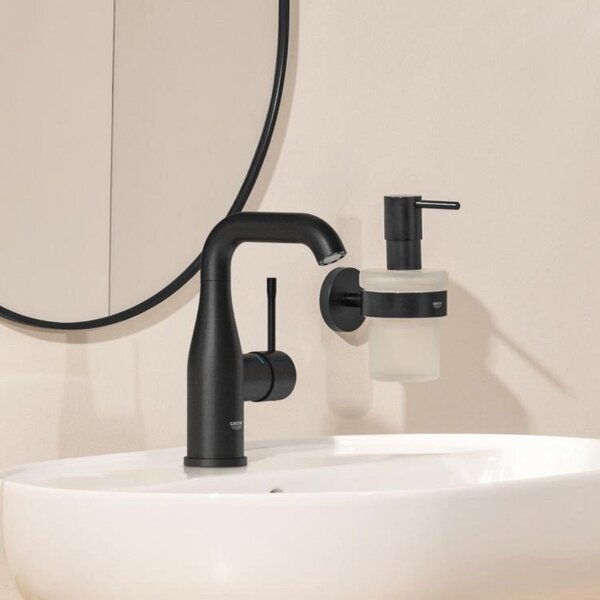 Grohe Essence New umyvadlová baterie stojící s termostatem černá 237982431