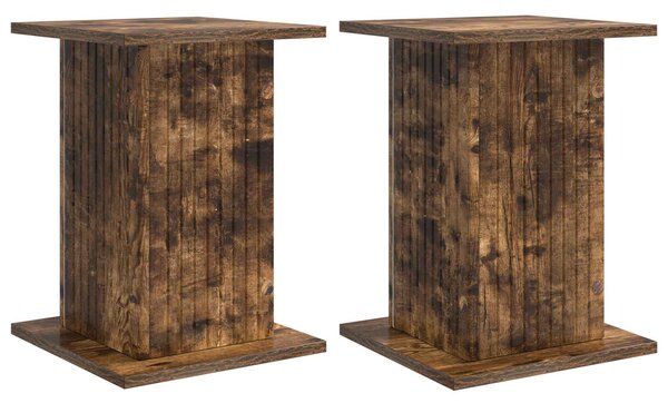 Stojan na rostliny 2 pcs Kouřový dub 30,5 x 30 x 43 cm