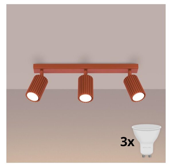 BRILAGI - LED Bodové svítidlo CRESTO 3xGU10/10W/230V oranžová