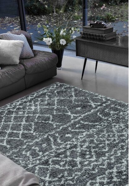 Šedý koberec Bardie Grey Rozměry: 80x150 cm