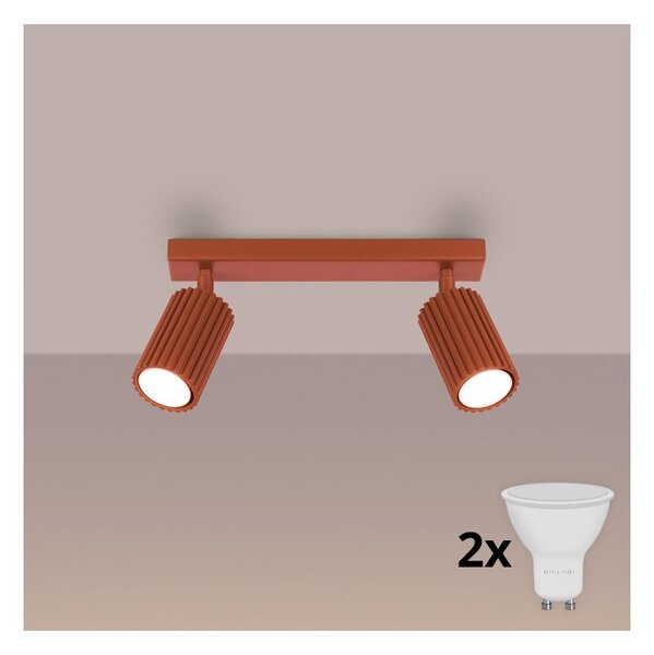 BRILAGI - LED Bodové svítidlo CRESTO 2xGU10/10W/230V oranžová