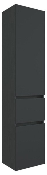 VYSOKÁ SKŘÍŇ, šedá, barvy grafitu, 40/185/35 cm Held - Koupelnové série, Online Only