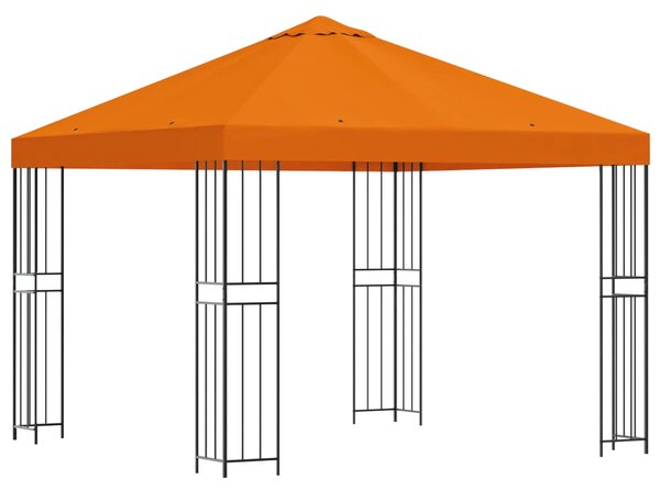 Altán 3 x 3 m Oranžová Polyester a ocel 190 gsm