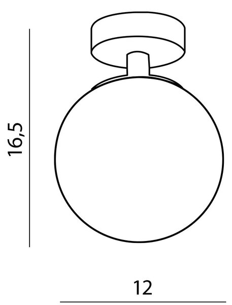 LED stropní svítidlo Tao – Bílá