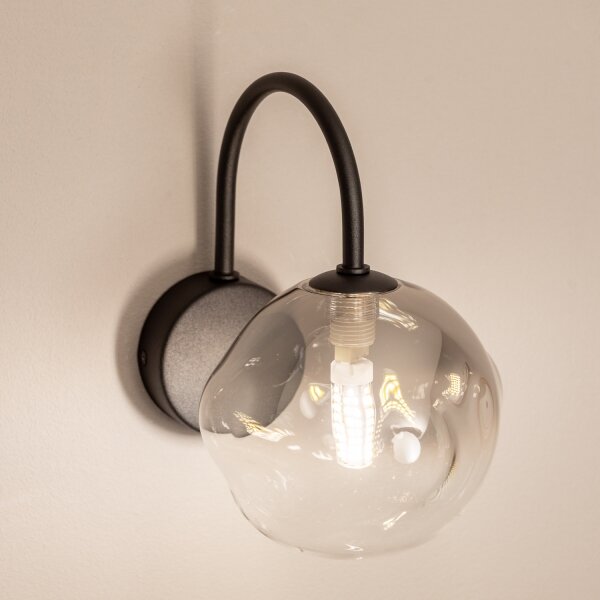 BRILAGI - Nástěnná lampa VULCANO 1xG9/8W/230V černá/kouřová černá