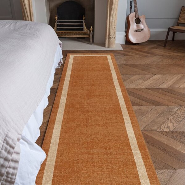 Tribeca Design Kusový koberec Buster Border Orange Rozměry: 68x240 cm