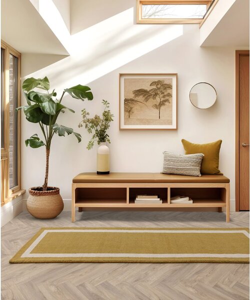 Tribeca Design Kusový koberec Buster Border Ochre Rozměry: 160x230 cm