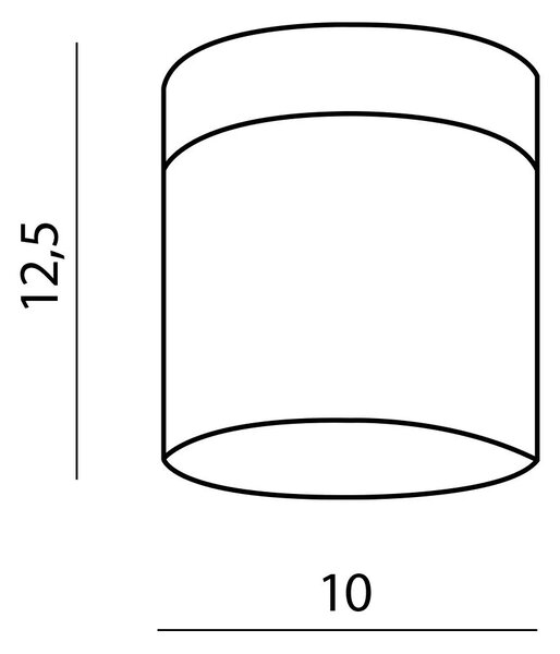 LED stropní svítidlo Lir – Šedá