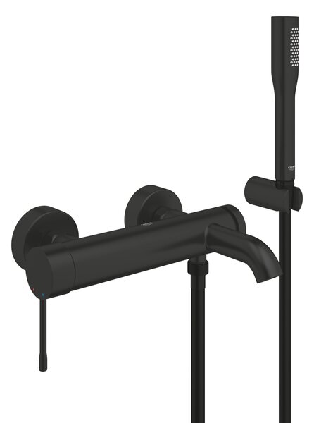 Grohe Essence New vanová baterie pod omítku černá 336282431
