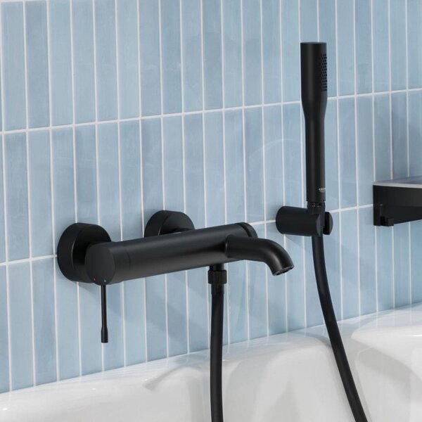 Grohe Essence New vanová baterie pod omítku černá 336282431
