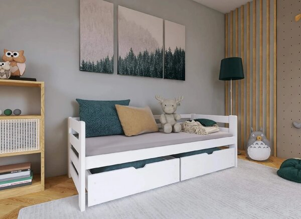 Lano Furniture Dětská postel Erik bílá Rozměr (cm): 80x160