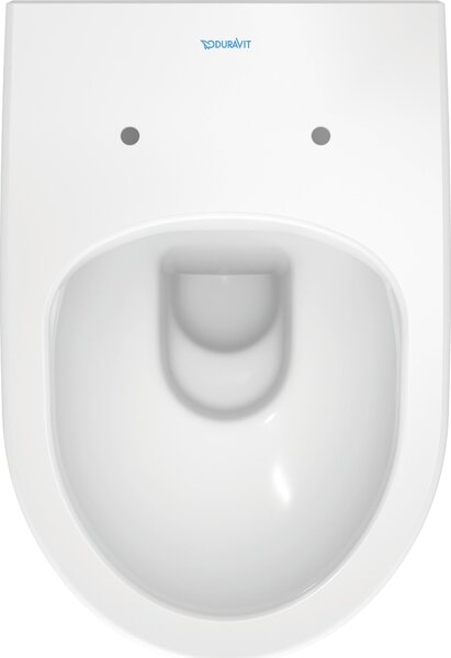 Závěsné WC DURAVIT DuraStyle otevřený splachovací kruh bílá vč. WC prkénka 45620900