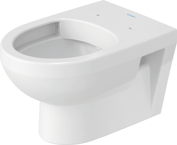Závěsné WC DURAVIT DuraStyle otevřený splachovací kruh bílá vč. WC prkénka 45620900