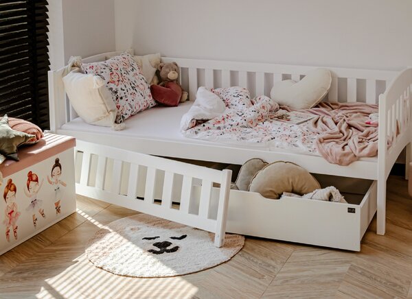 Legno Dětská postel Gustav bílá Rozměr (cm): 80x160