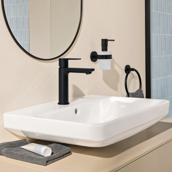 Grohe Lineare New umyvadlová baterie stojící s termostatem černá 231062431