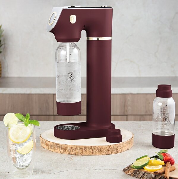 BERLINGERHAUS Výrobník sody SODABAR + 2 lahve Leonardo Colletion BH-8555