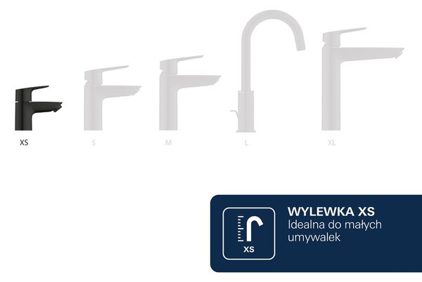 Grohe Lineare New umyvadlová baterie stojící černá 321092431