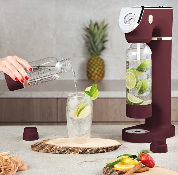 BERLINGERHAUS Výrobník sody SODABAR + 2 lahve Leonardo Colletion BH-8555