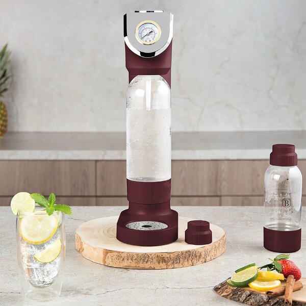 BERLINGERHAUS Výrobník sody SODABAR + 2 lahve Leonardo Colletion BH-8555