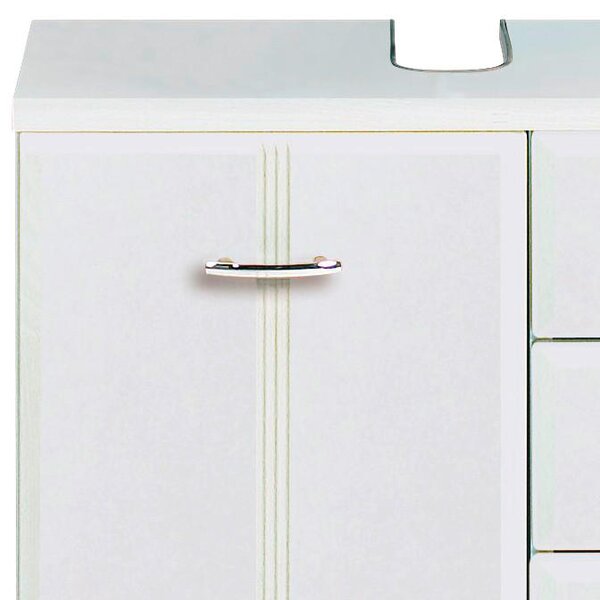 SKŘÍŇKA POD UMYVADLO, bílá, bílá, 60/56/35 cm Held - Koupelnové série, Online Only