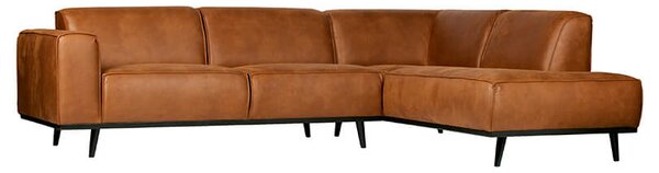 Rohová pohovka statement pravá 274 cm cognac