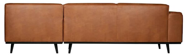 Rohová pohovka statement pravá 274 cm cognac
