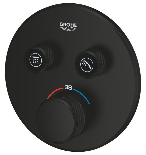 Grohe Grohtherm SmartControl vanová baterie pod omítku s termostatem černá 291192430
