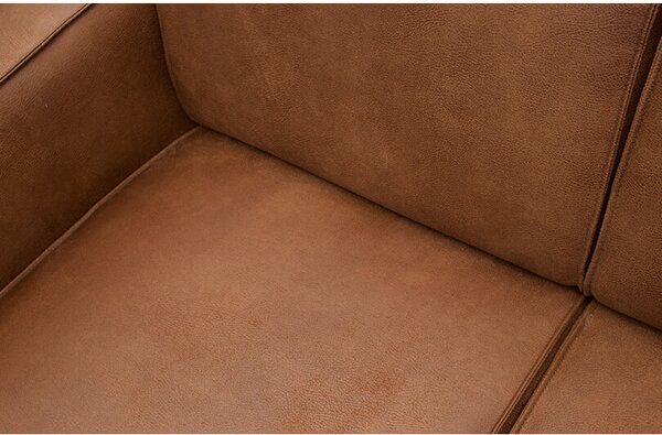 Rohová pohovka statement pravá 274 cm cognac