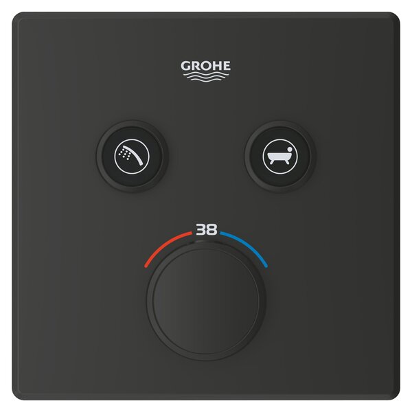Grohe Grohtherm SmartControl vanová baterie pod omítku s termostatem černá 291242430