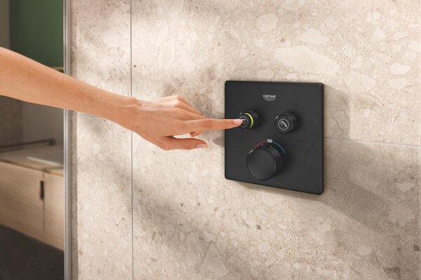 Grohe Grohtherm SmartControl vanová baterie pod omítku s termostatem černá 291242430
