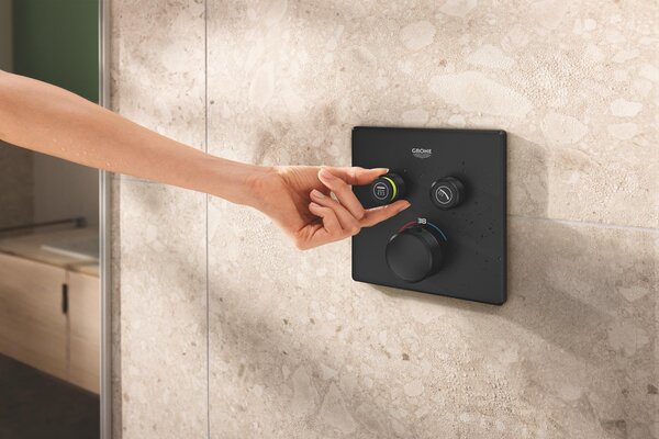 Grohe Grohtherm SmartControl vanová baterie pod omítku s termostatem černá 291242430
