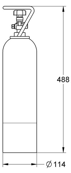GROHE Blue - Startovní sada 2 kg CO<sub>2</sub> lahev, 40423000