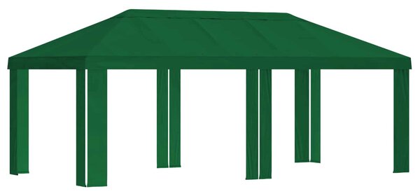 Plachta na altán 6 x 3 m Zelená Polyester 190 gsm