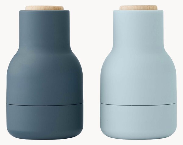 Sada malých mlýnků na'sůl a pepř s dřevěnými víčky Bottle Grinder, 2 díly