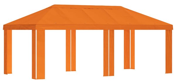 Plachta na altán 6 x 3 m Oranžová Polyester 190 gsm