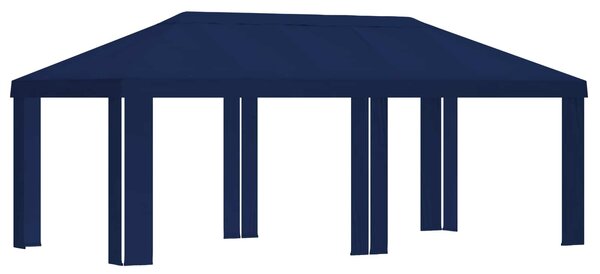 Plachta na altán 6 x 3 m Modrá Polyester 190 gsm