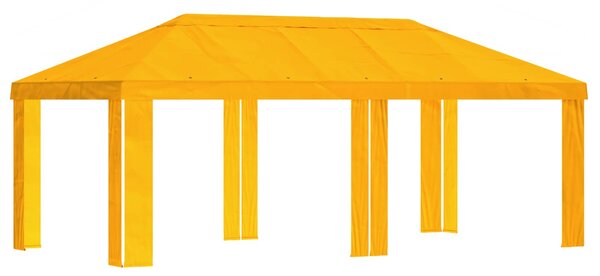 Plachta na altán 6 x 3 m Žlutá Polyester 190 gsm
