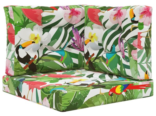 Venkovní polštář na pohovku 3 pcs pestrá Polyester