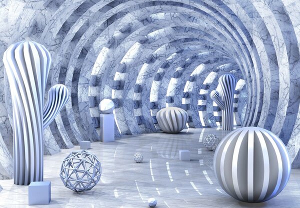 Fototapeta - 3D abstrakce (245x170 cm)