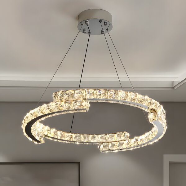Toolight Kruhové LED stropní osvětlení APP1556-CP chrome
